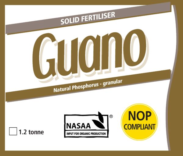 Guano Organic Natural Phosphorous Granule Label