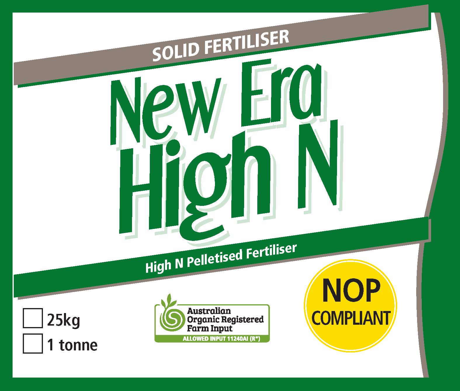 Era High N Solid Organic Nitrogen Fertiliser P