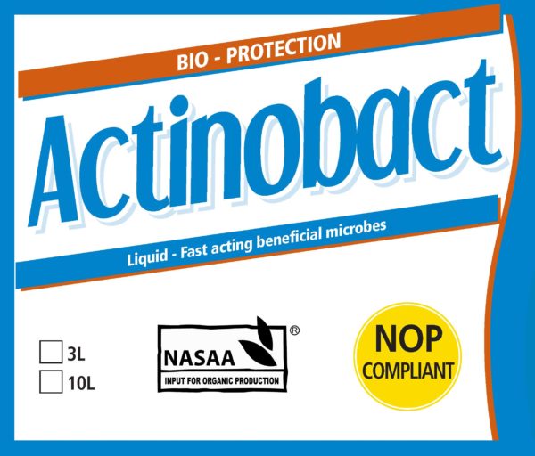 Actinobact Soil Microbes Label - Sustainable Farming Systems